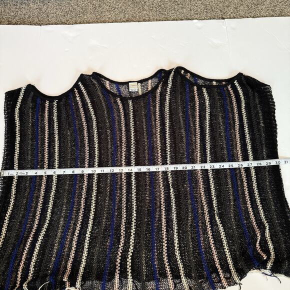 L Space Nightfall Swim Cover Up One Size Open Shoulder Beach Sweater Fringe Boho - Picture 13 of 15